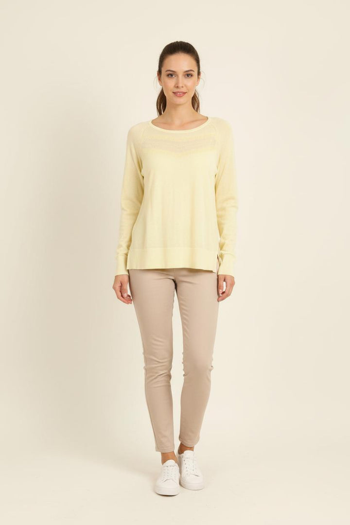 Pull Jaune - Taille S/36 de la marque Bérénice | PARAD72067 - Vendu par Paradigme - Image 1