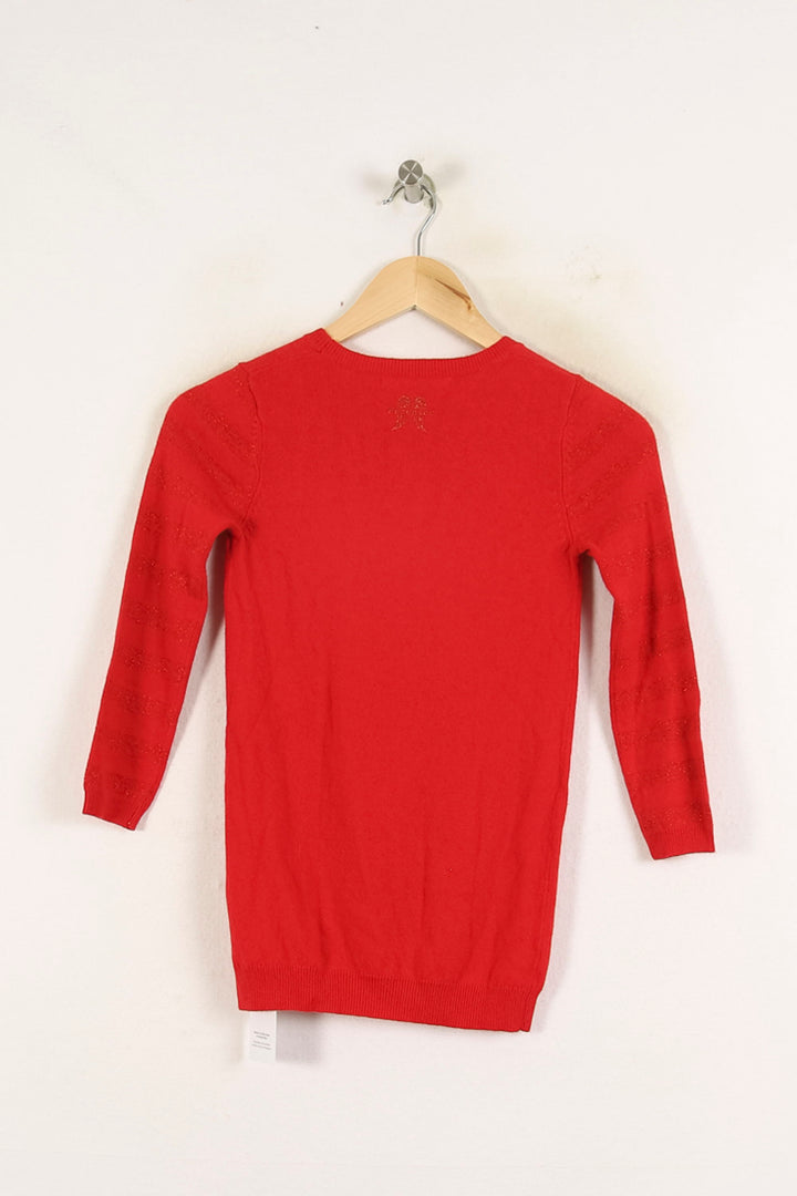 Pull Rouge - Taille S/36 de la marque Bérénice | PARAD72068 - Vendu par Paradigme - Image 4