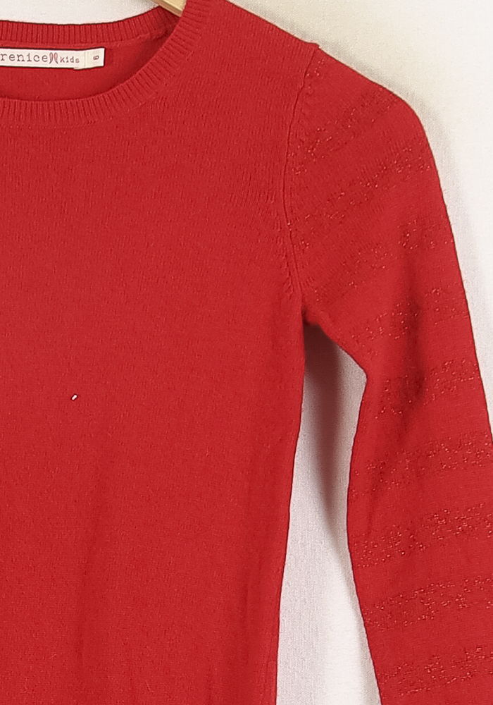Pull Rouge - Taille S/36 de la marque Bérénice | PARAD72068 - Vendu par Paradigme - Image 3