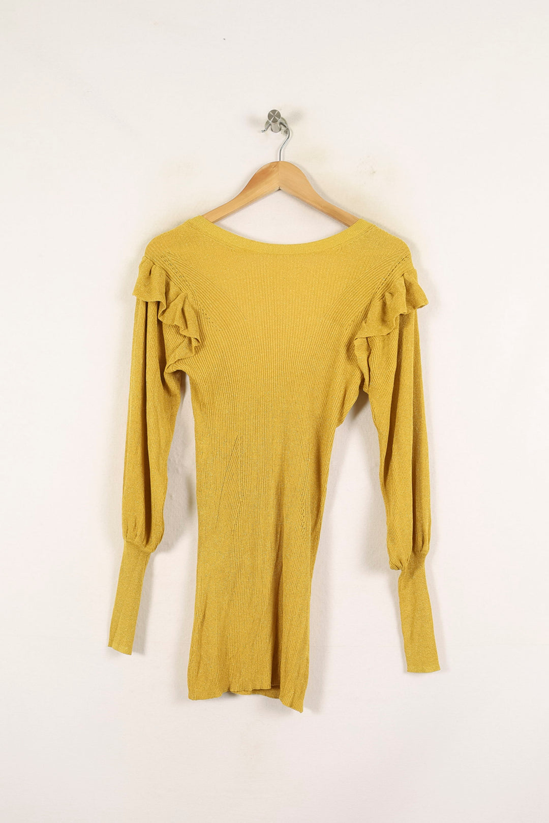 Pull Jaune - Taille S/36 de la marque Bérénice | PARAD72069 - Vendu par Paradigme - Image 2