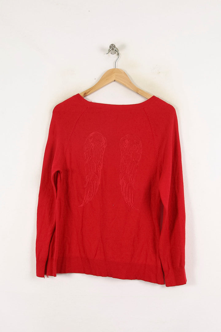 Pull Rouge - Taille S/36 de la marque Bérénice | PARAD72071 - Vendu par Paradigme - Image 4