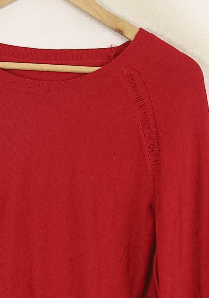 Pull Rouge - Taille S/36 de la marque Bérénice | PARAD72071 - Vendu par Paradigme - Image 3