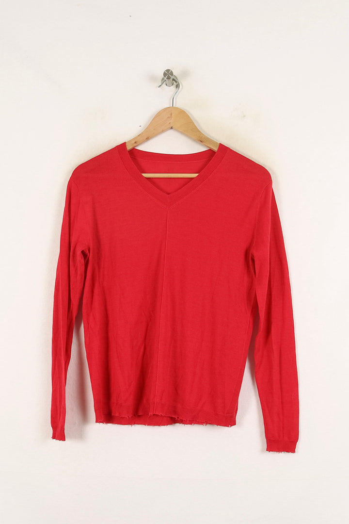 Pull Rouge - Taille S/36 de la marque Bérénice | PARAD72072 - Vendu par Paradigme - Image 2