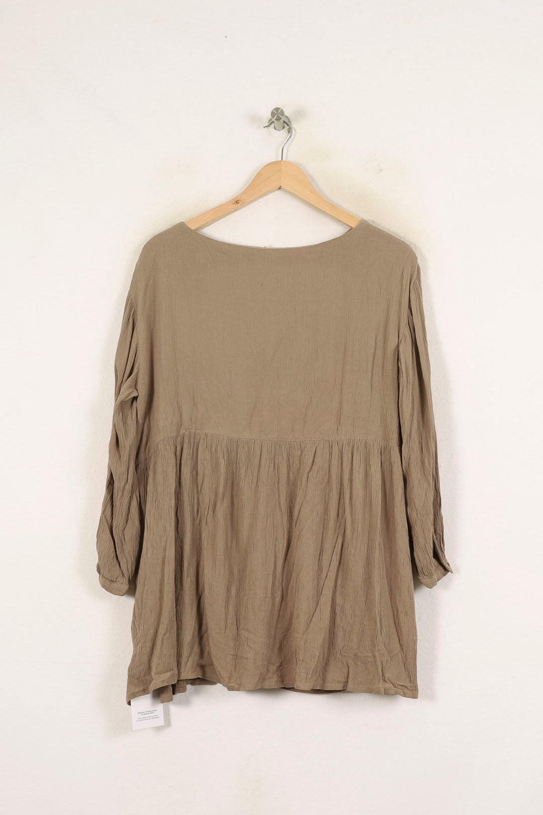 Robe Midi Beige - Taille S/36 de la marque American Vintage | PARAD72078 - Vendu par Paradigme - Image 4