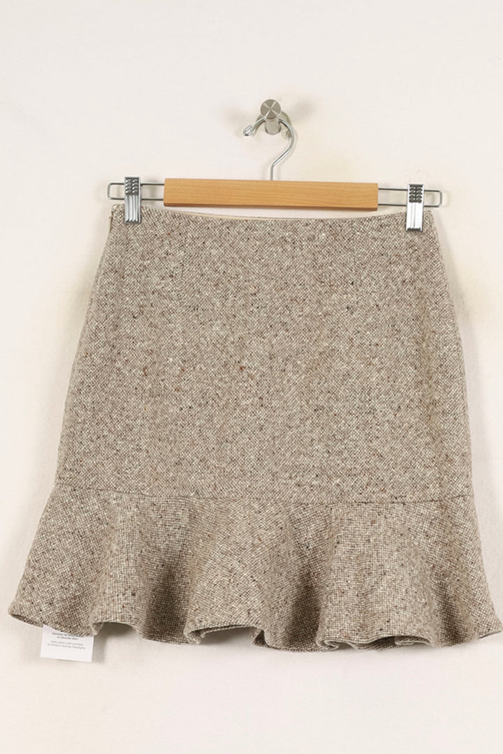 Jupe Volantée Beige - Taille S/36 de la marque Vanessa Bruno | PARAD72080 - Vendu par Paradigme - Image 4