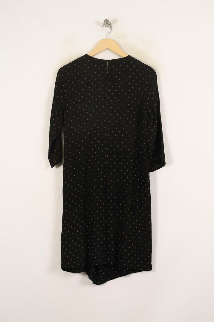 Robe Midi Noire et Marron - Taille M/38 de la marque Maison 123 | PARAD72083 - Vendu par Paradigme - Image 4