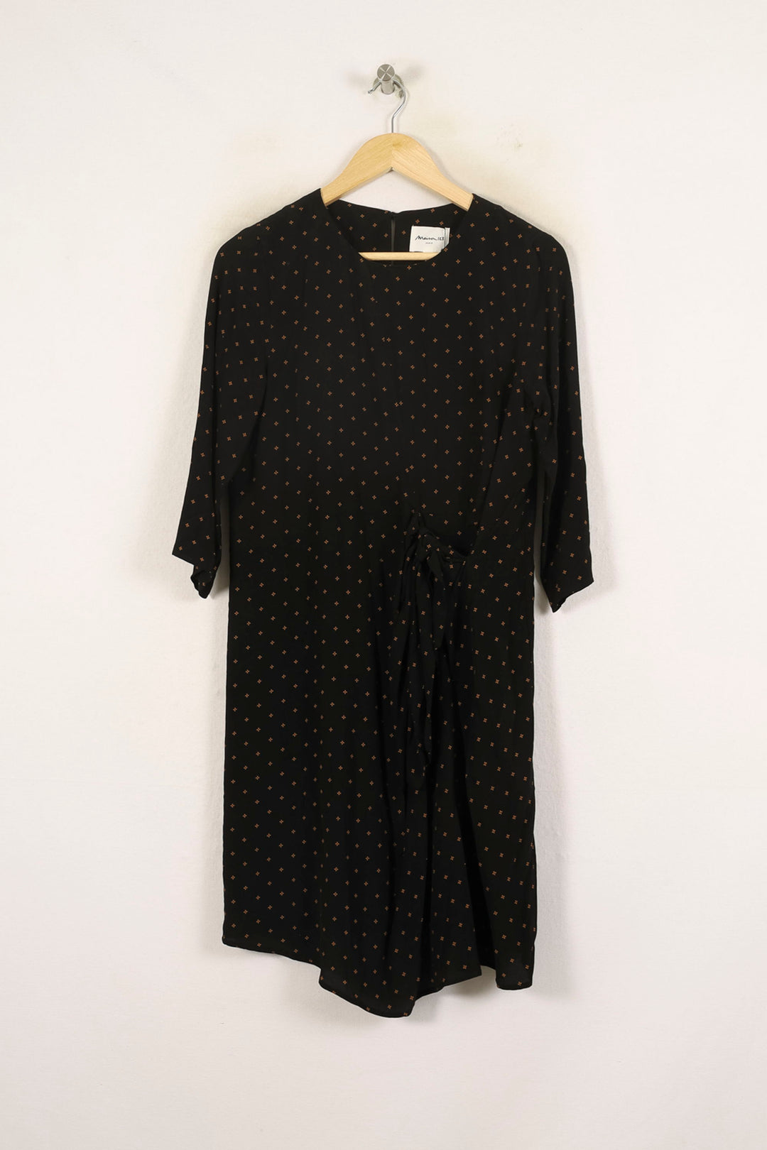 Robe Midi Noire et Marron - Taille M/38 de la marque Maison 123 | PARAD72083 - Vendu par Paradigme - Image 2