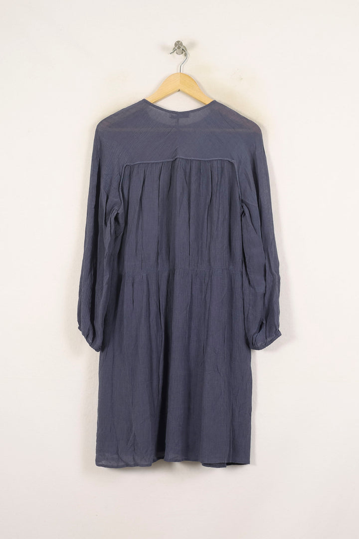 Robe Midi Bleue - Taille L/40 de la marque ZAPA | PARAD72086 - Vendu par Paradigme - Image 4