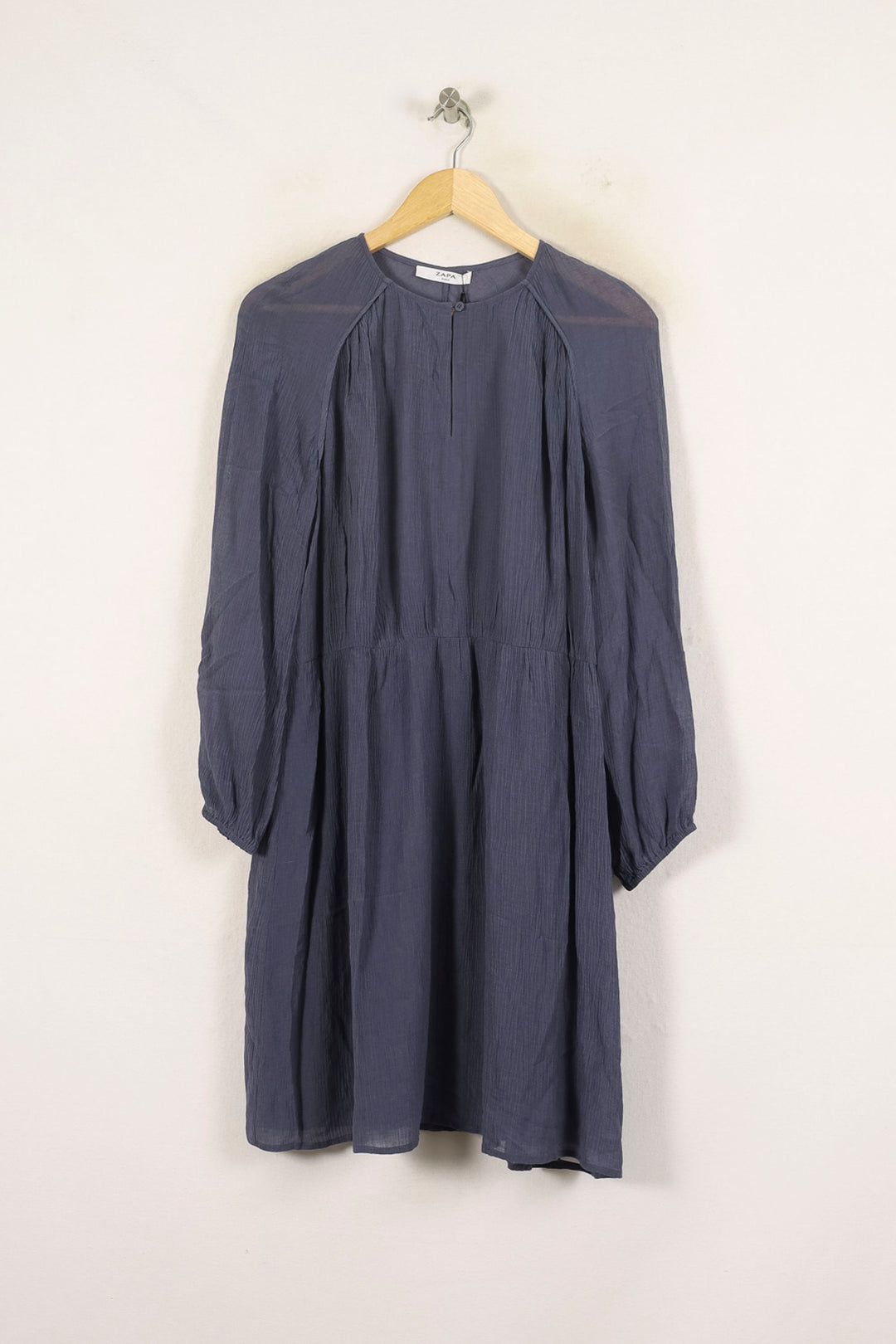 Robe Midi Bleue - Taille L/40 de la marque ZAPA | PARAD72086 - Vendu par Paradigme - Image 2