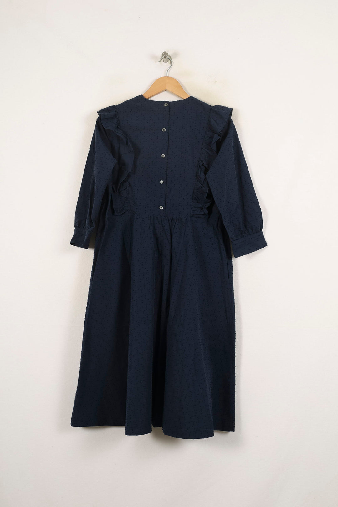 Robe Longue Bleue - Taille S/36 de la marque Maison Kitsuné | PARAD72092 - Vendu par Paradigme - Image 4