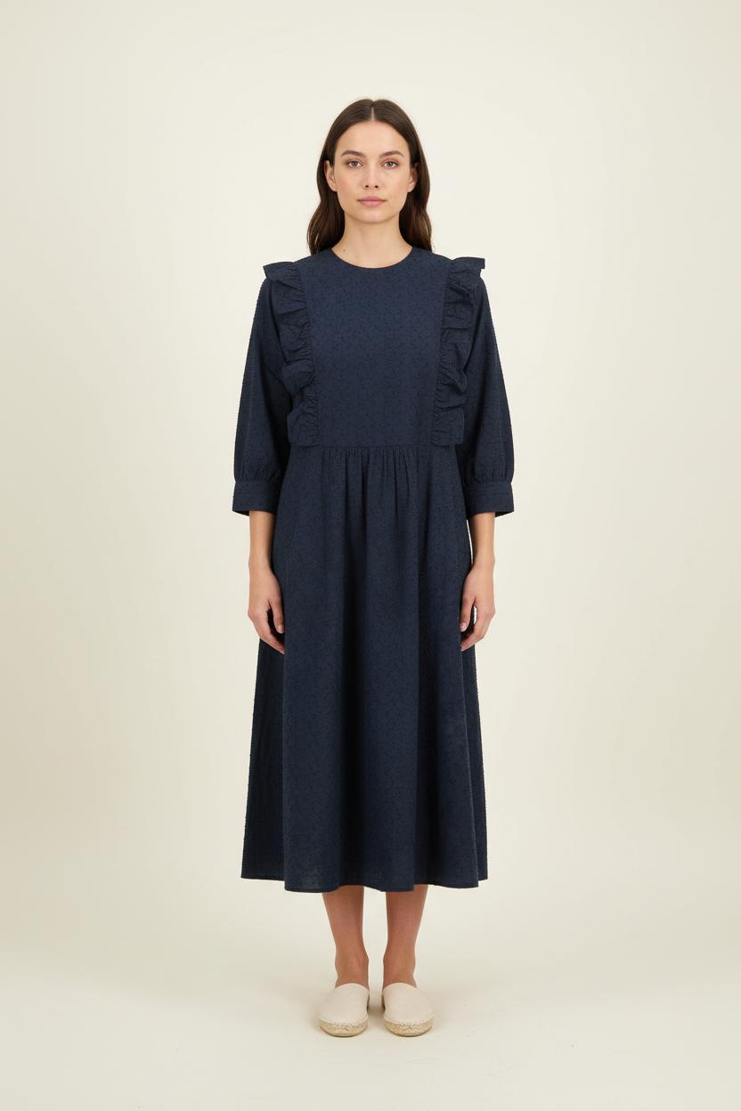 Robe Longue Bleue - Taille S/36 de la marque Maison Kitsuné | PARAD72092 - Vendu par Paradigme - Image 1