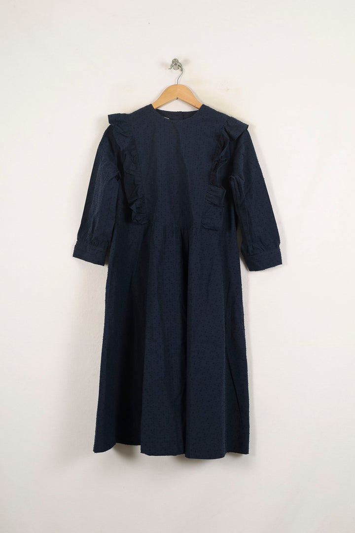Robe Longue Bleue - Taille S/36 de la marque Maison Kitsuné | PARAD72092 - Vendu par Paradigme - Image 2