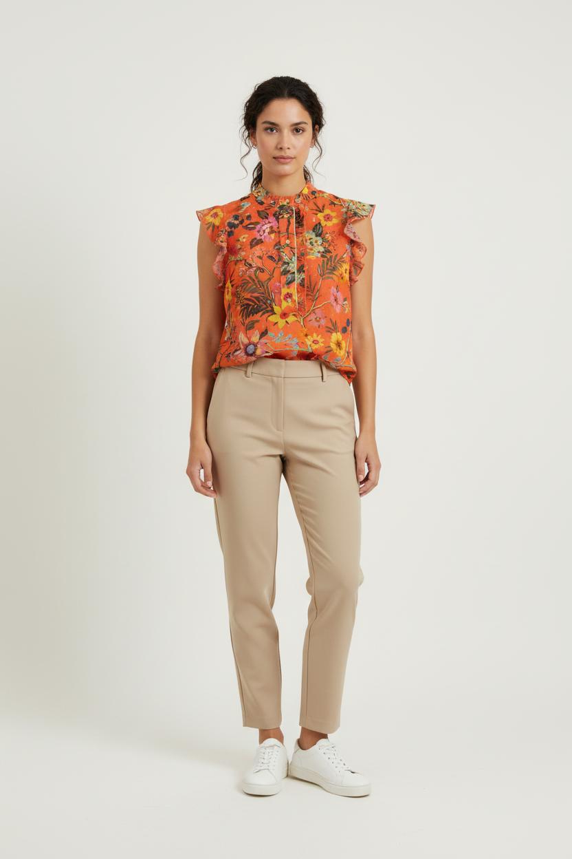 Blouse Orange et Multicolore - Taille S/36 de la marque Imprevu | PARAD72093 - Vendu par Paradigme - Image 1