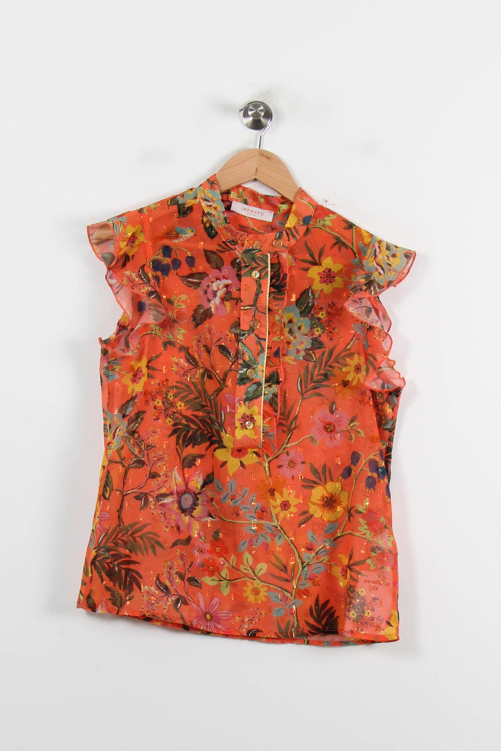 Blouse Orange et Multicolore - Taille S/36 de la marque Imprevu | PARAD72093 - Vendu par Paradigme - Image 2