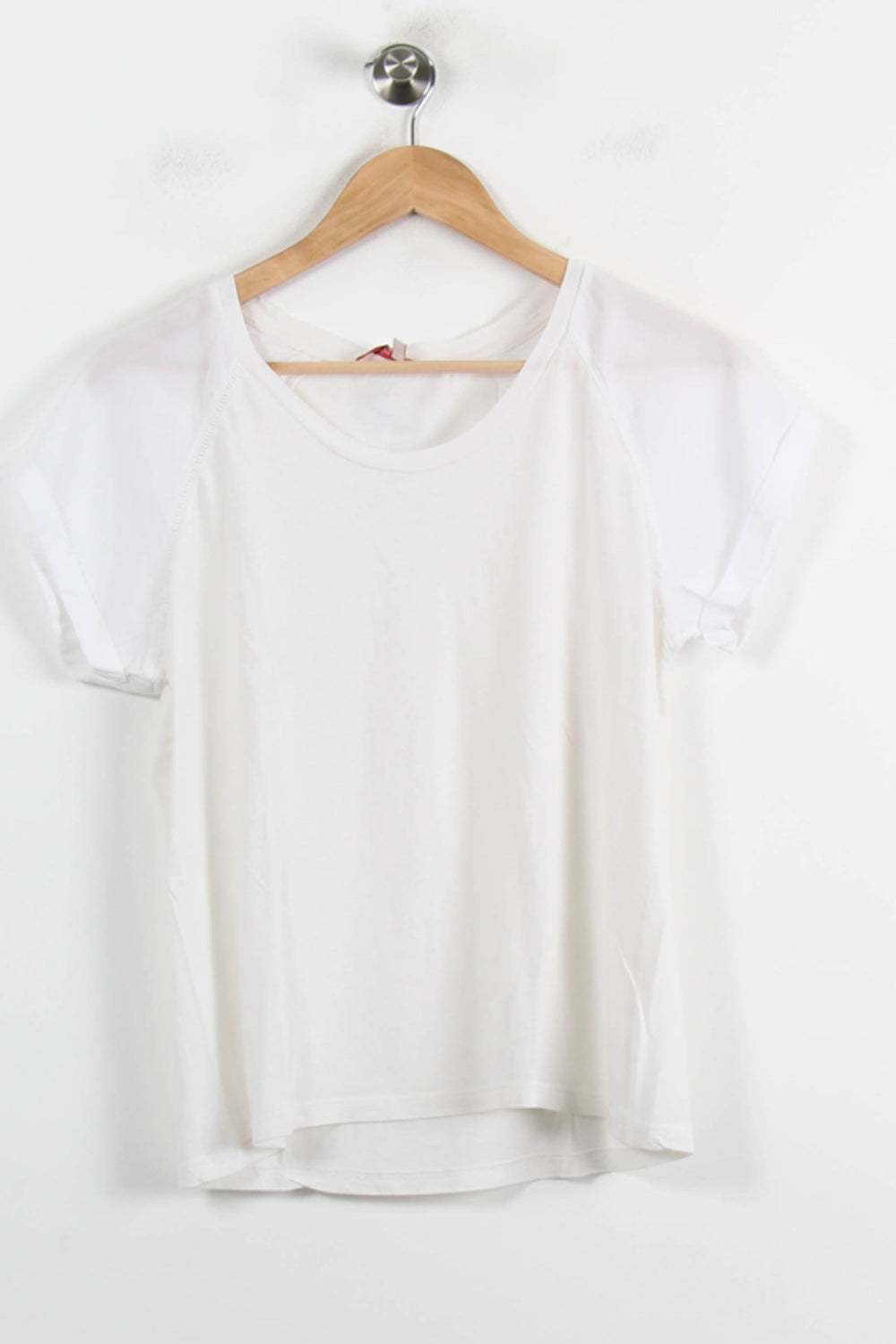 Tee-shirt Blanc - Taille M/38 de la marque La Fée Maraboutée | PARAD72097 - Vendu par Paradigme - Image 2