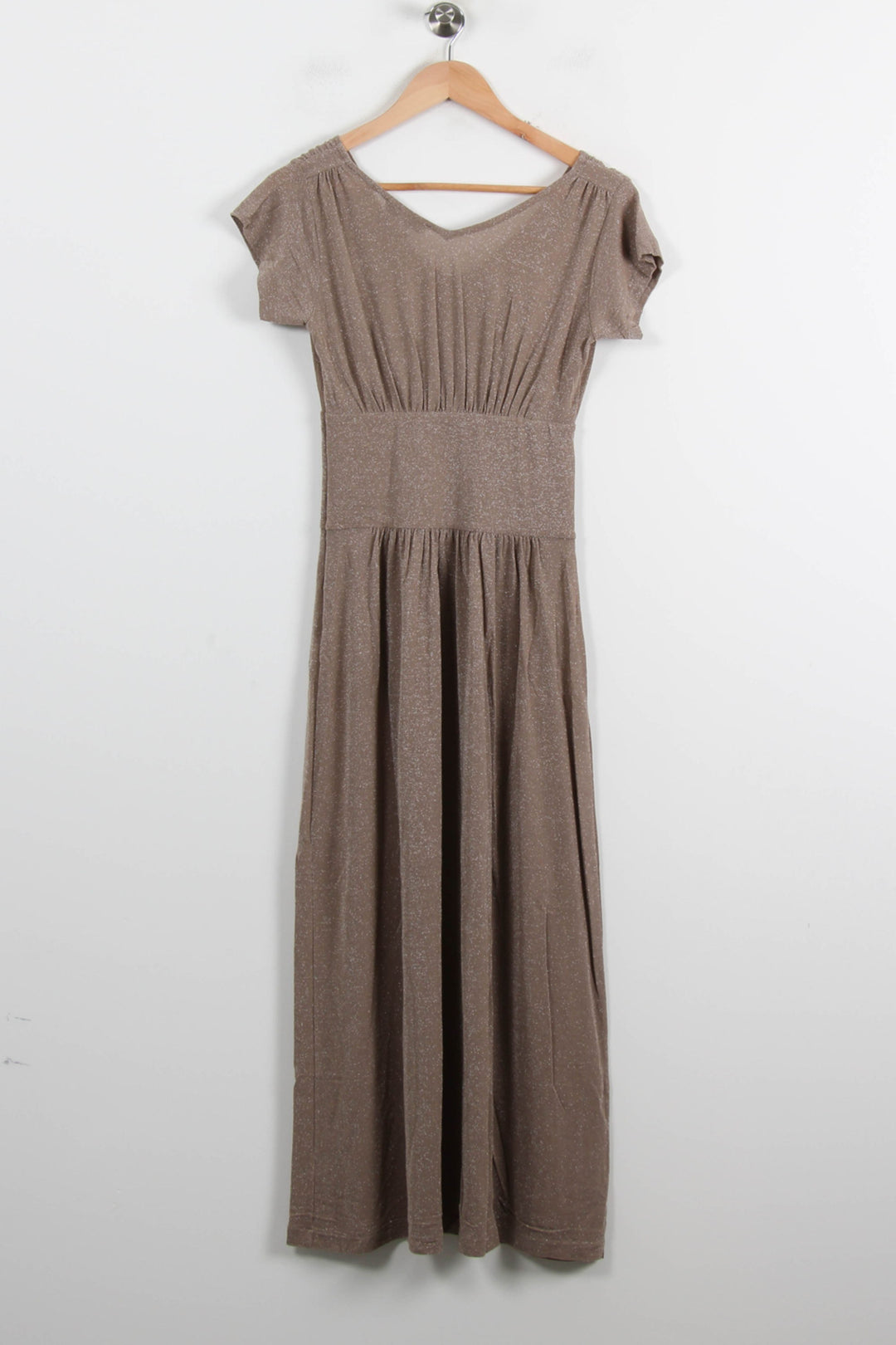 Robe Midi Beige - Taille S/36 de la marque Agnès b. | PARAD72101 - Vendu par Paradigme - Image 4