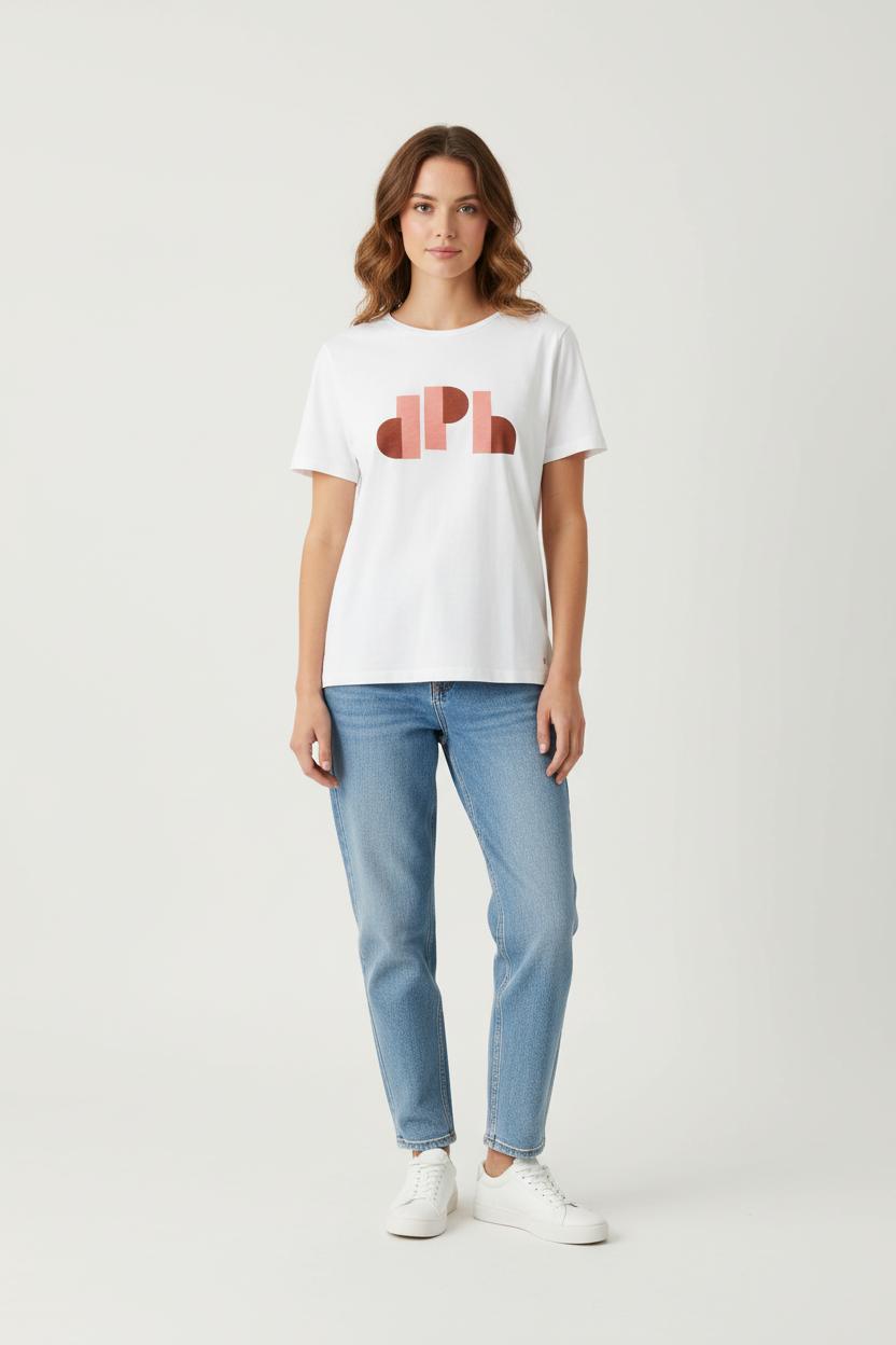 Tee-shirt Blanc - Taille L/40 de la marque Des petits hauts | PARAD72102 - Vendu par Paradigme - Image 1