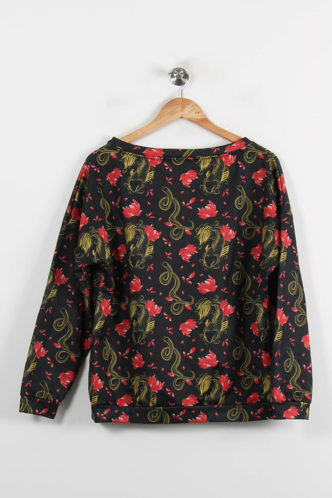 Sweat Noir Rouge et Jaune - Taille M/38 de la marque Imprevu | PARAD72109 - Vendu par Paradigme - Image 4