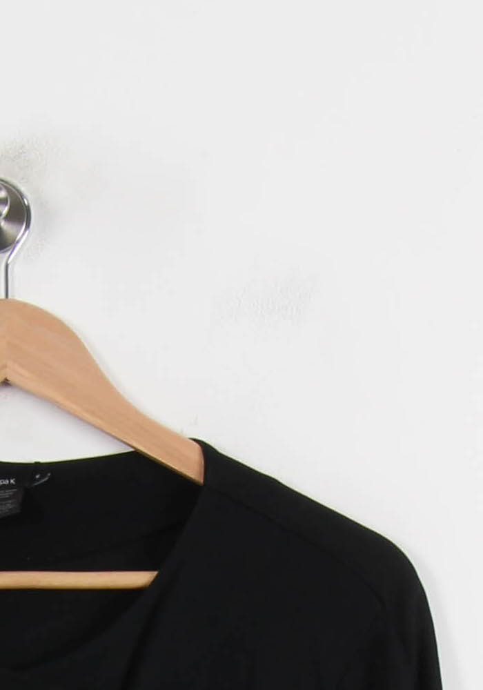 Robe Cache-Cœur Noire - Taille M/38 de la marque Filippa K | PARAD72114 - Vendu par Paradigme - Image 3