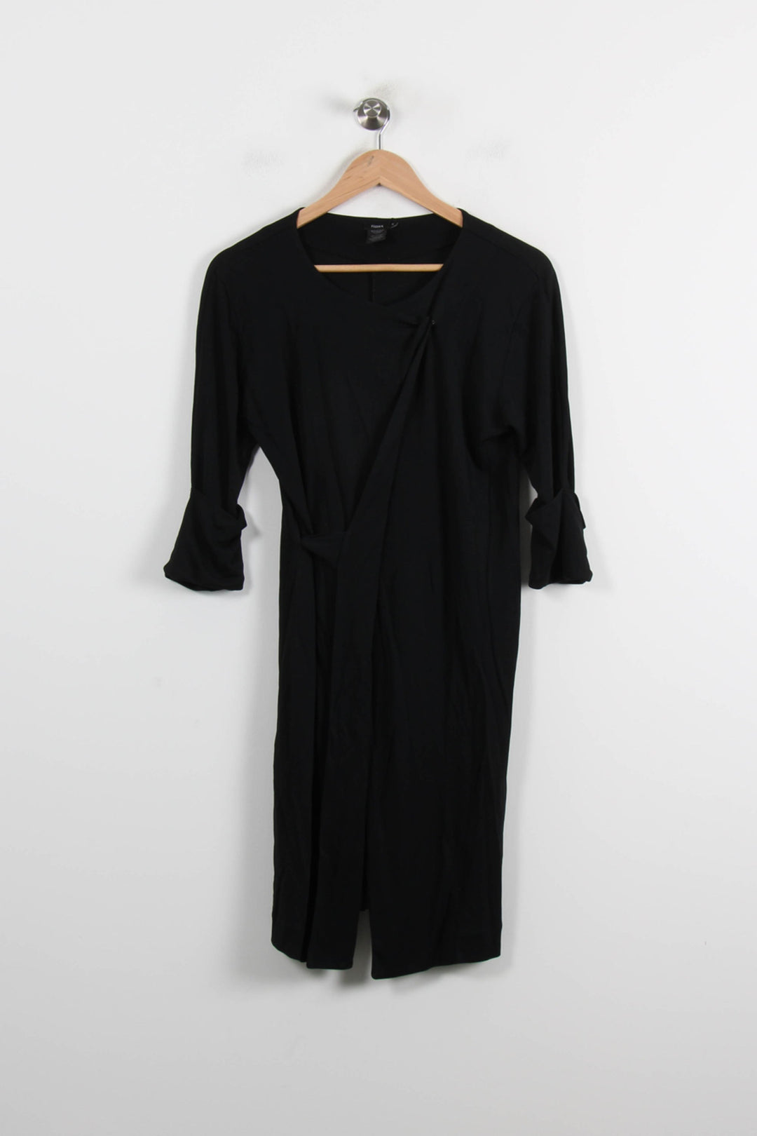 Robe Cache-Cœur Noire - Taille M/38 de la marque Filippa K | PARAD72114 - Vendu par Paradigme - Image 2