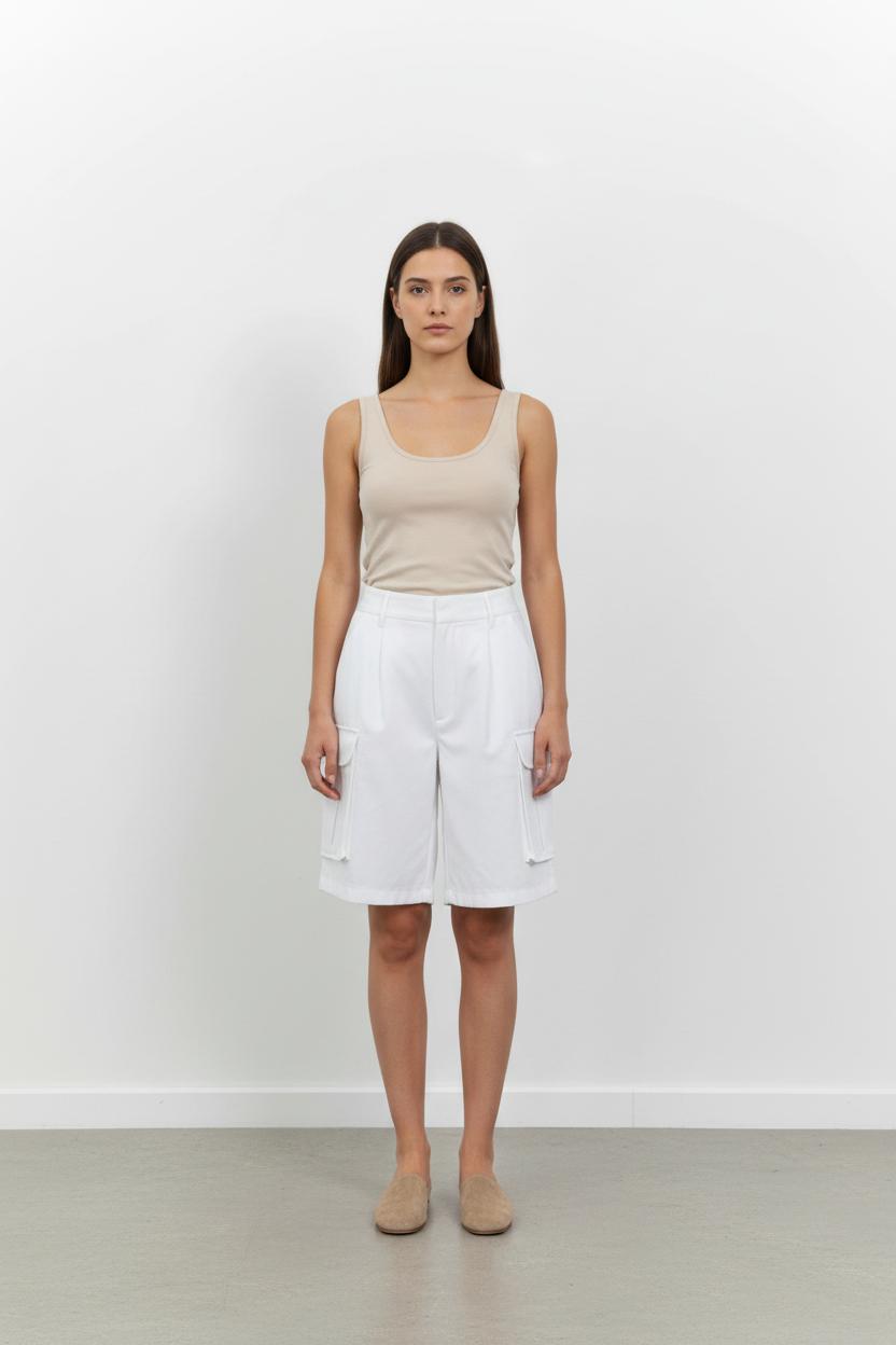 Bermuda Cargo Blanche - Taille S/36 de la marque IRO | PARAD72115 - Vendu par Paradigme - Image 1