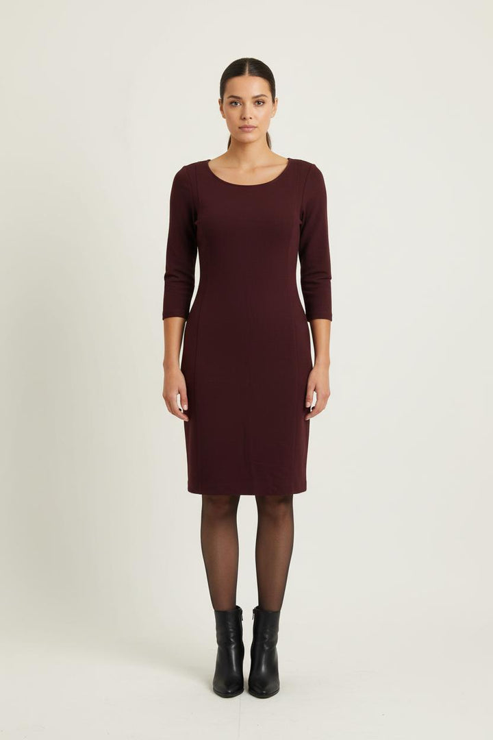 Robe Droite Bordeaux - Taille XS/34 de la marque Filippa K | PARAD72116 - Vendu par Paradigme - Image 1
