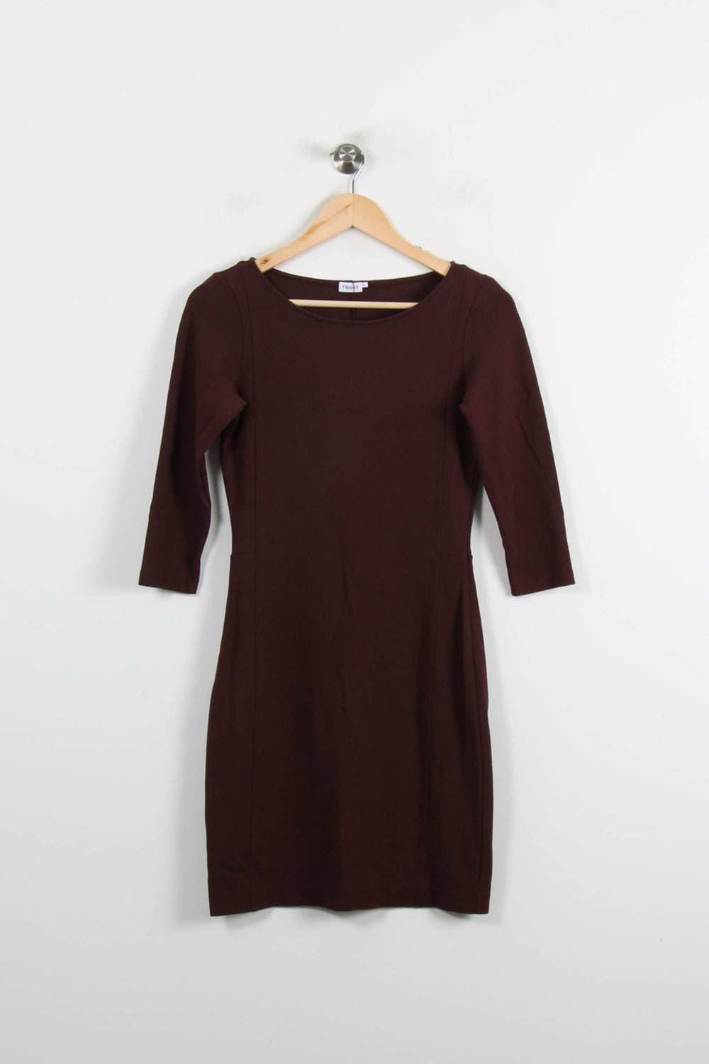 Robe Droite Bordeaux - Taille XS/34 de la marque Filippa K | PARAD72116 - Vendu par Paradigme - Image 2