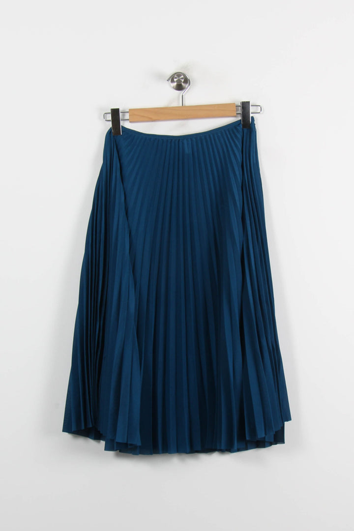 Jupe Plissée Bleue - Taille XS/34 de la marque Samsoe Samsoe | PARAD72120 - Vendu par Paradigme - Image 2