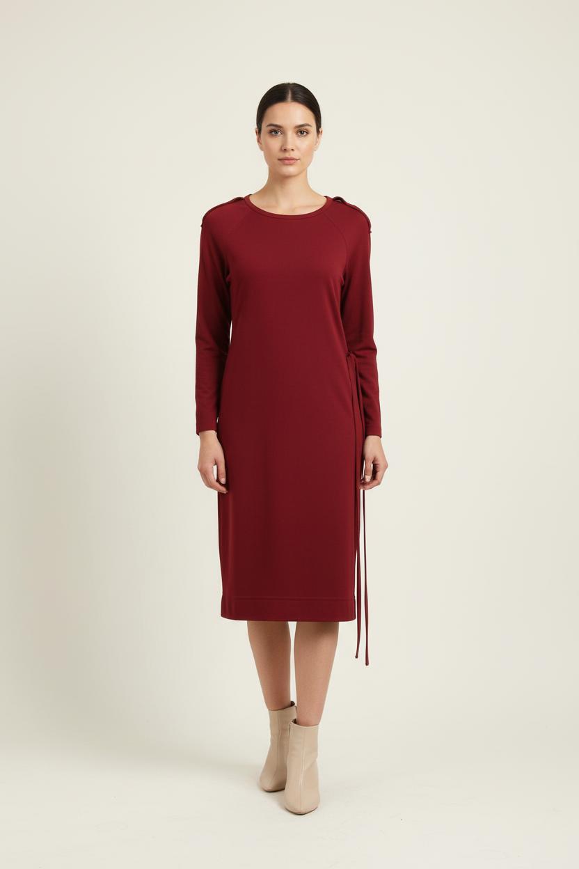 Robe Droite Bordeaux - Taille S/36 de la marque Filippa K | PARAD72122 - Vendu par Paradigme - Image 1