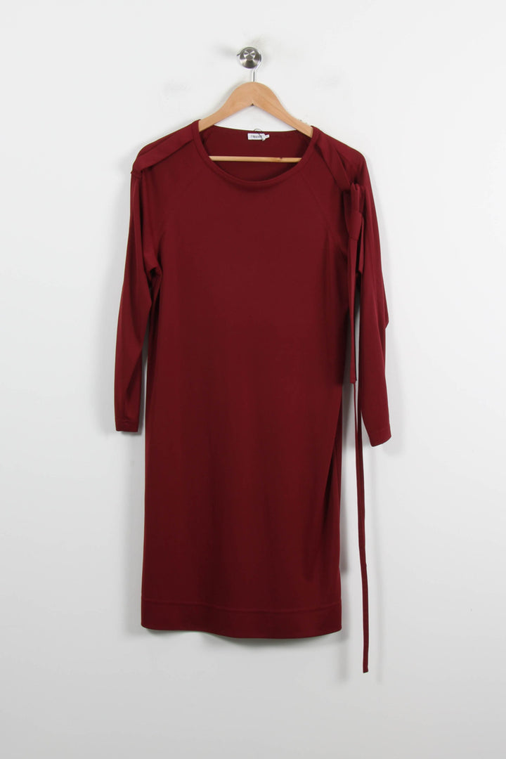 Robe Droite Bordeaux - Taille S/36 de la marque Filippa K | PARAD72122 - Vendu par Paradigme - Image 2