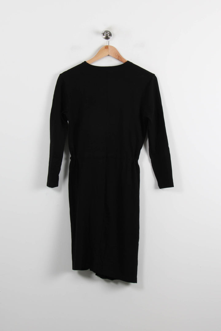 Robe Portefeuille Noire - Taille M/38 de la marque Filippa K | PARAD72123 - Vendu par Paradigme - Image 4
