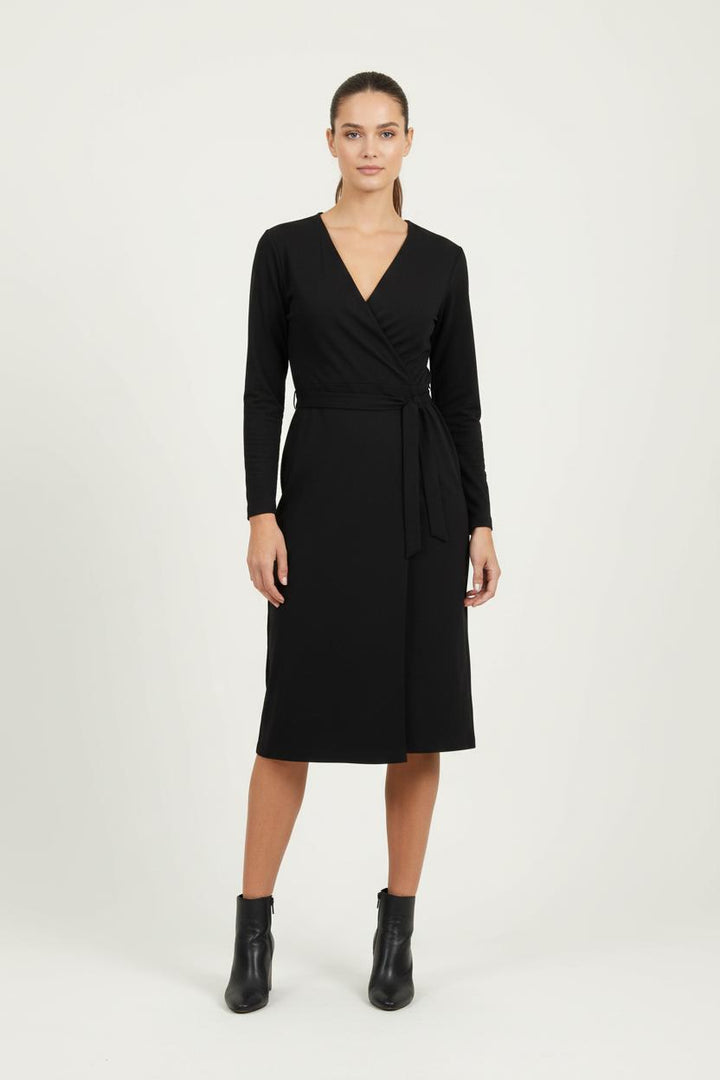 Robe Portefeuille Noire - Taille M/38 de la marque Filippa K | PARAD72123 - Vendu par Paradigme - Image 1