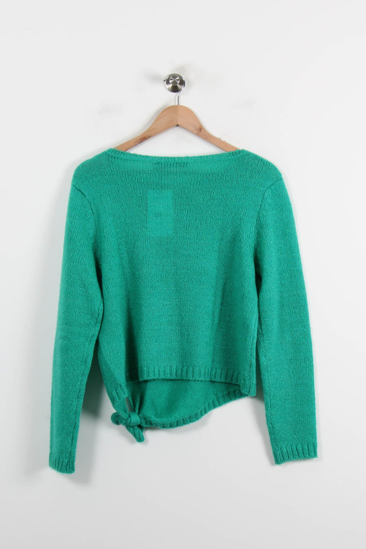 Pull Vert - Taille S/36 de la marque La Fée Maraboutée | PARAD72129 - Vendu par Paradigme - Image 4