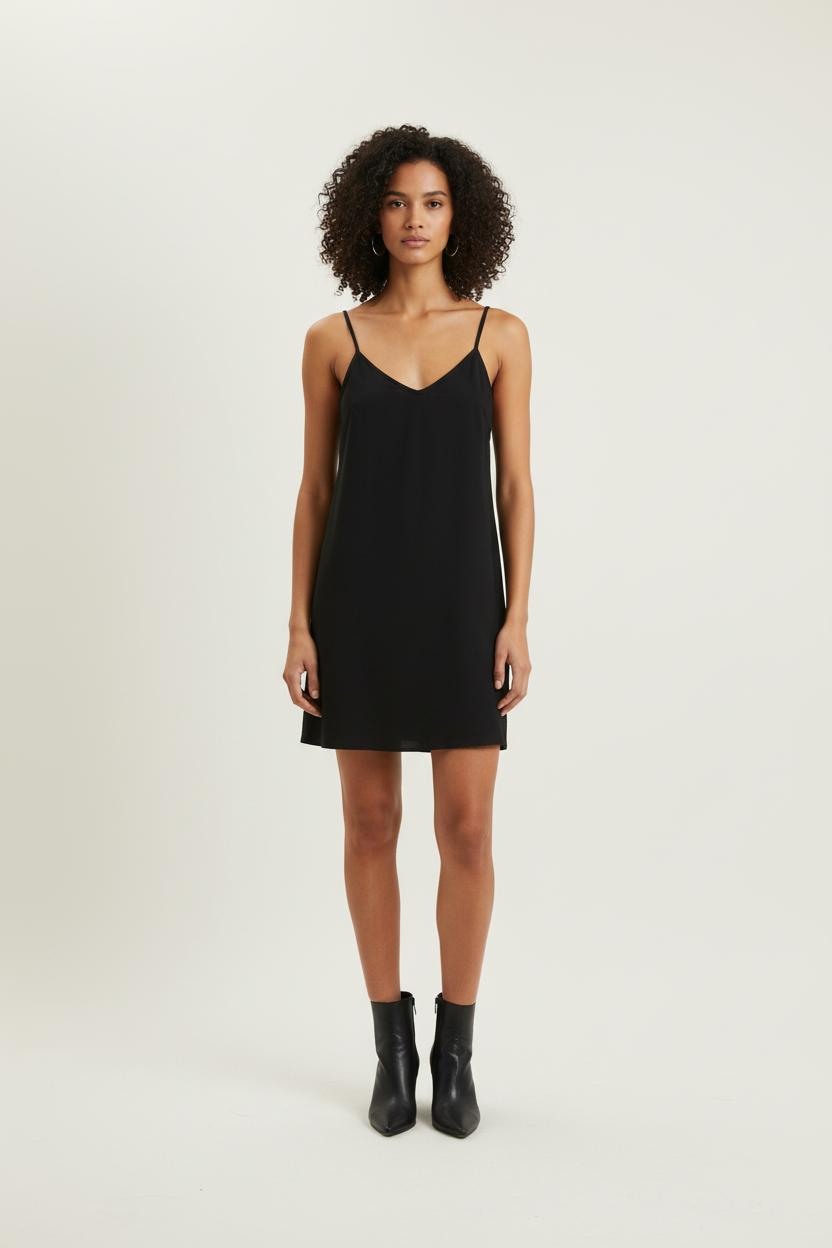 Robe Débardeur Noire - Taille XS/34 de la marque IKKS | PARAD72132 - Vendu par Paradigme - Image 1