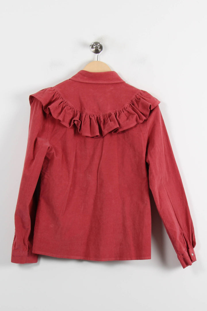 Chemise à Volants Bordeaux - Taille S/36 de la marque Imprevu | PARAD72135 - Vendu par Paradigme - Image 4
