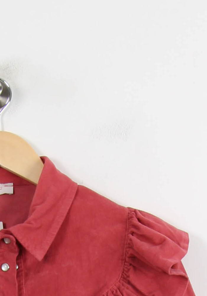 Chemise à Volants Bordeaux - Taille S/36 de la marque Imprevu | PARAD72135 - Vendu par Paradigme - Image 3