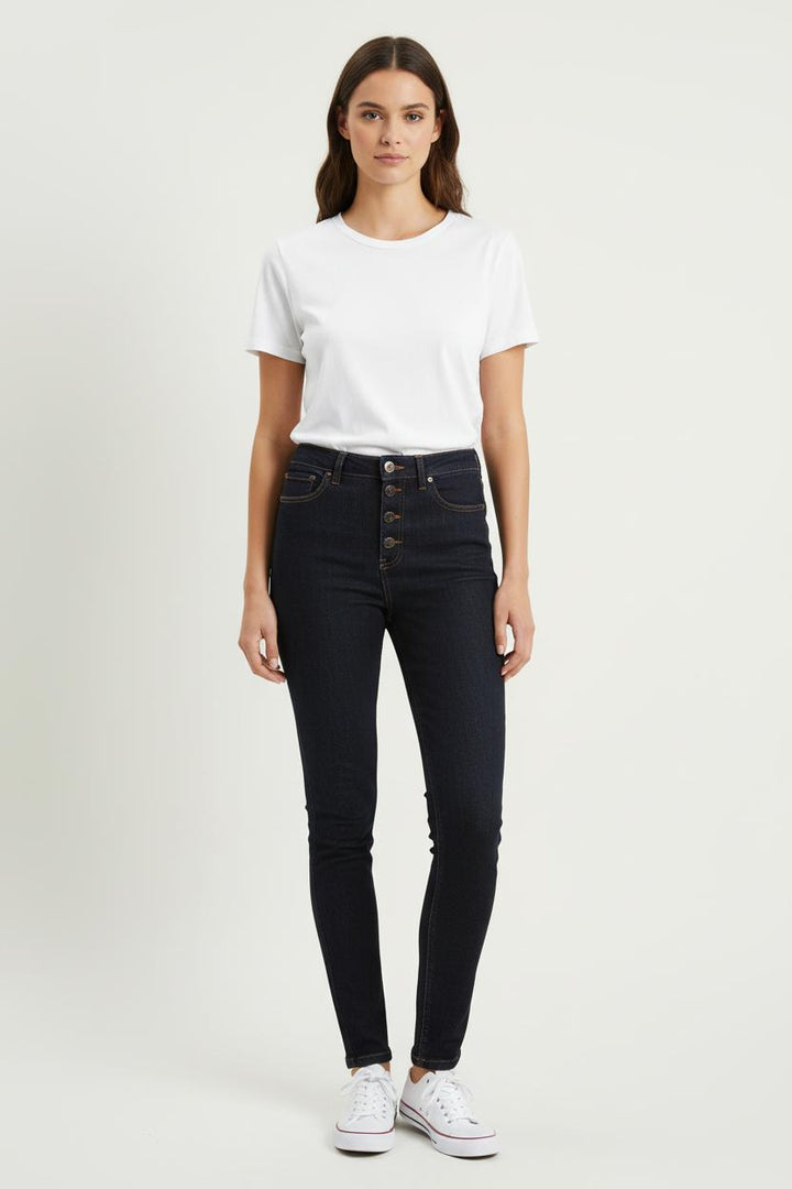 Jean Skinny Bleu - Taille M/38 de la marque IKKS | PARAD72136 - Vendu par Paradigme - Image 1