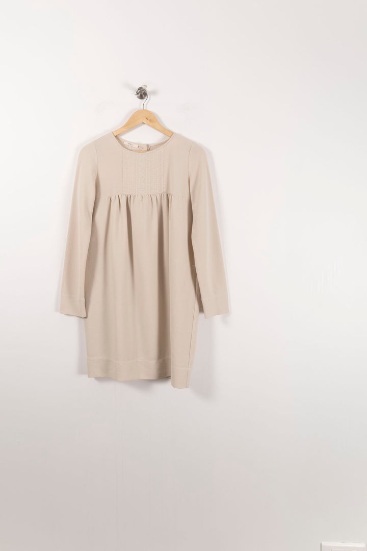Robe Courte Beige - Taille S/36 de la marque Sessùn | PARAD72139 - Vendu par Paradigme - Image 2