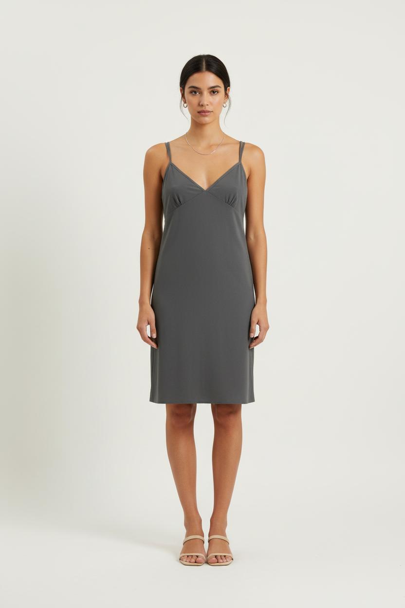 Robe Nuisette Grise - Taille XS/34 de la marque IKKS | PARAD72146 - Vendu par Paradigme - Image 1