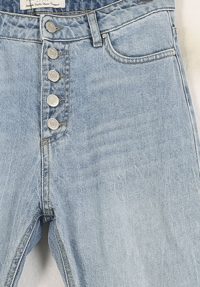 Jean Droit Bleu - Taille S/36 de la marque IKKS | PARAD72148 - Vendu par Paradigme - Image 3