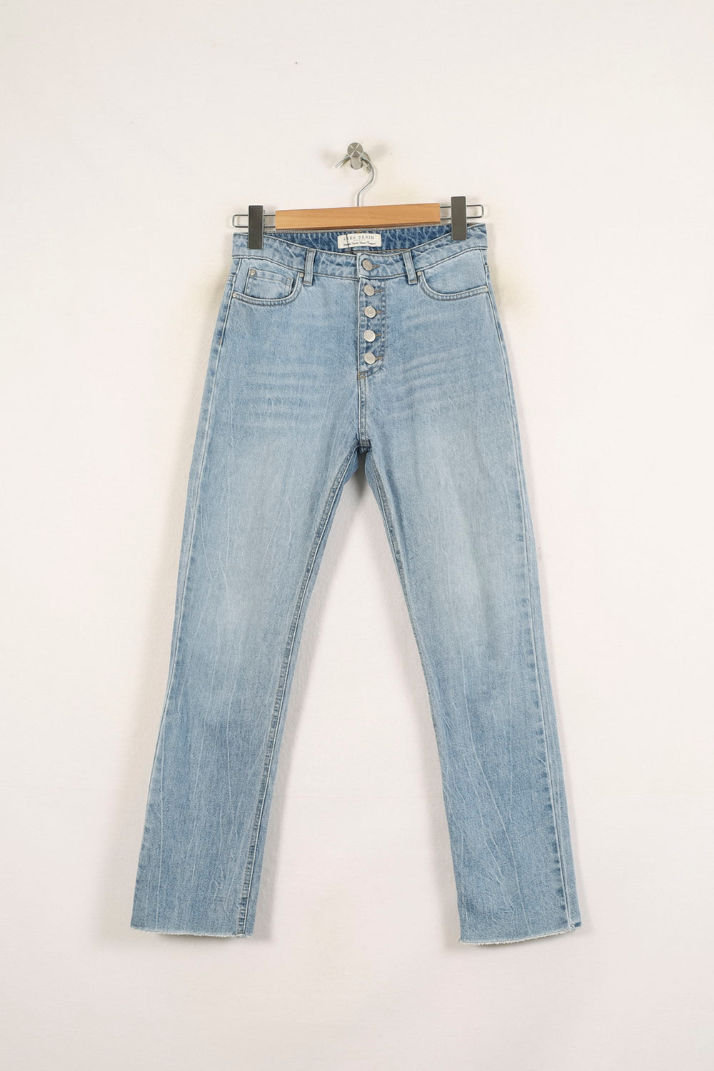Jean Droit Bleu - Taille S/36 de la marque IKKS | PARAD72148 - Vendu par Paradigme - Image 2
