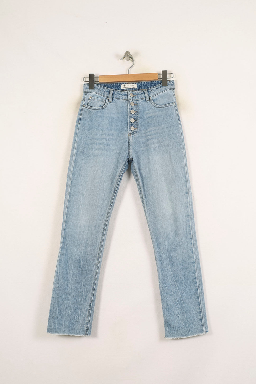 Jean Droit Bleu - Taille S/36 de la marque IKKS | PARAD72148 - Vendu par Paradigme - Image 2