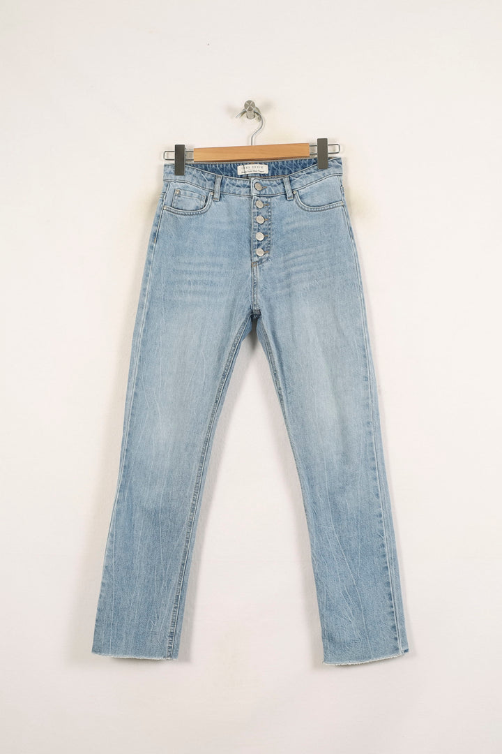 Jean Droit Bleu - Taille S/36 de la marque IKKS | PARAD72148 - Vendu par Paradigme - Image 2