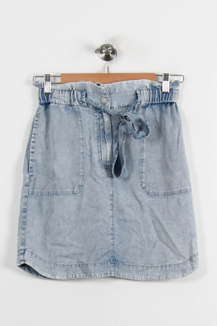 Jupe Courte Bleue - Taille XS/34 de la marque IKKS | PARAD72151 - Vendu par Paradigme - Image 2