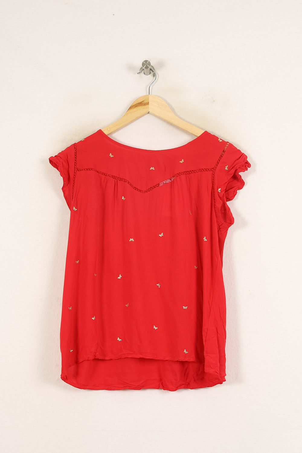 Blouse Rouge - Taille M/38 de la marque Grace & Mila | PARAD72155 - Vendu par Paradigme - Image 2