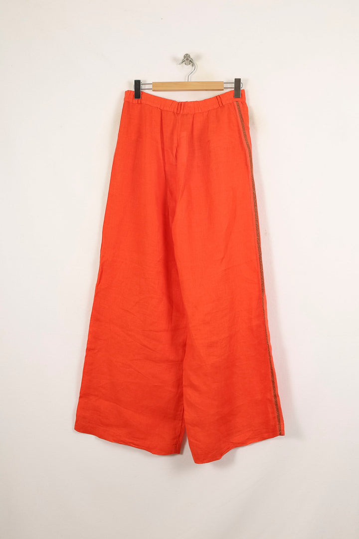 Pantalon Large Orange - Taille XL/42 de la marque La Fée Maraboutée | PARAD72158 - Vendu par Paradigme - Image 4