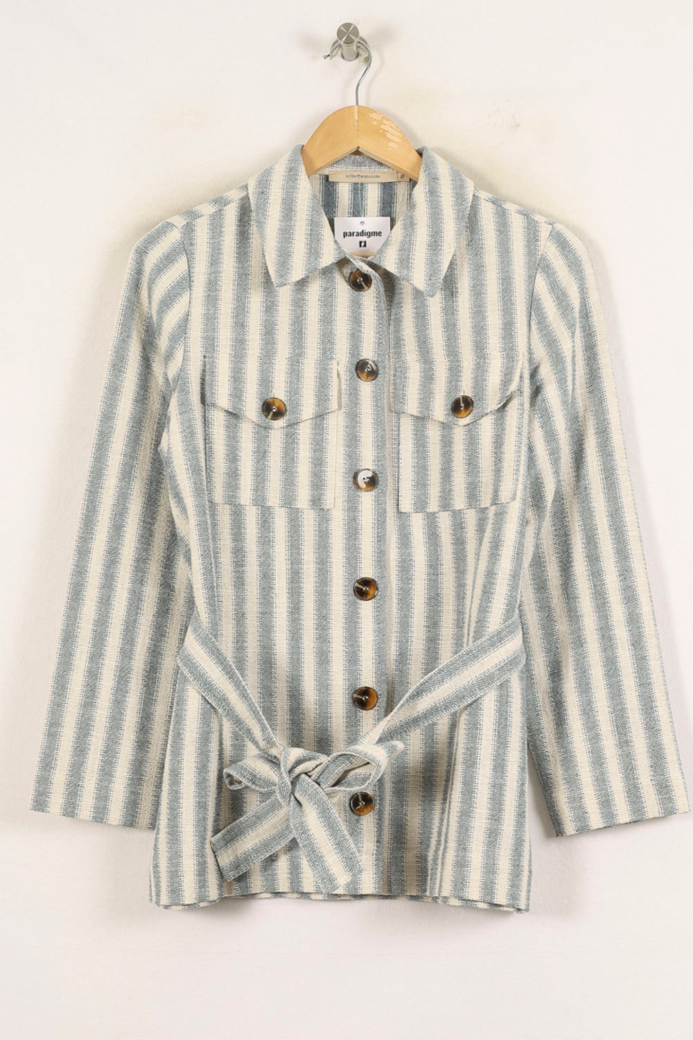 Veste Bleu et Blanc - Taille M/38 de la marque La Fée Maraboutée | PARAD72160 - Vendu par Paradigme - Image 2