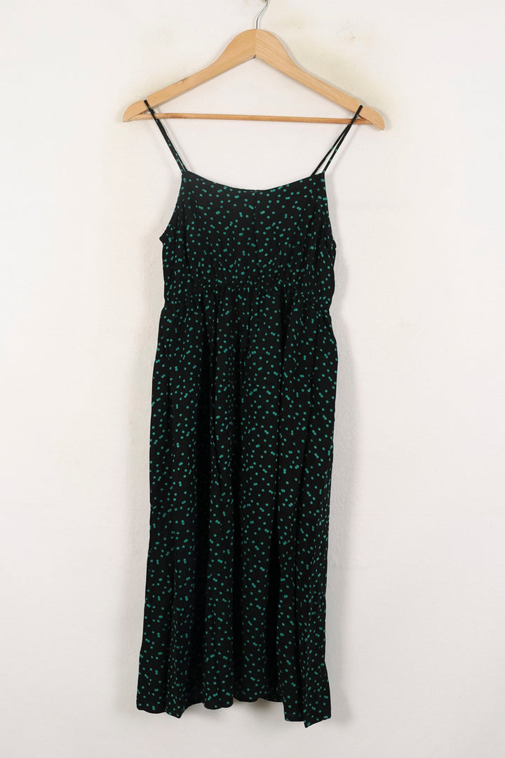 Robe Midi Noire et Verte - Taille S/36 de la marque Suncoo | PARAD72162 - Vendu par Paradigme - Image 4