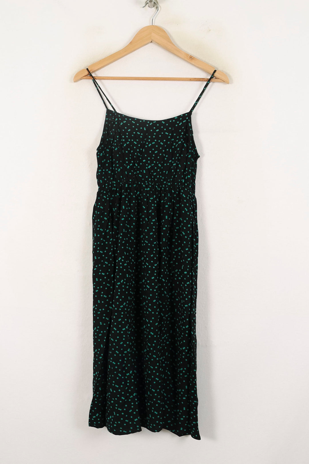 Robe Midi Noire et Verte - Taille S/36 de la marque Suncoo | PARAD72162 - Vendu par Paradigme - Image 2