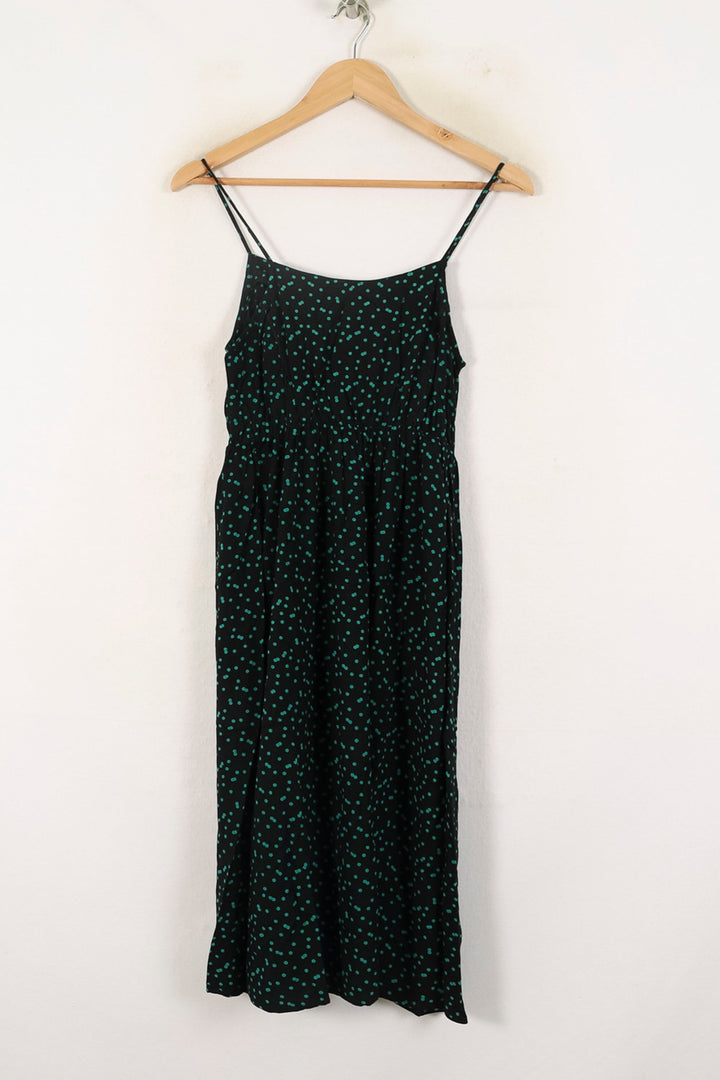 Robe Midi Noire et Verte - Taille S/36 de la marque Suncoo | PARAD72162 - Vendu par Paradigme - Image 2